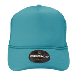 Decky 211 Blank 5 Panel Foam Trucker Cap, Mesh Back Hat