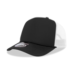 Decky 212 - 5-Panel High Profile Foam Trucker Hat, 3-Tone Colors - Picture 1 of 15
