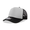 Decky 212 5 Panel High Profile Foam Trucker Hat, 3-Tone Colors