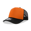 Decky 212 5 Panel High Profile Foam Trucker Hat, 3-Tone Colors