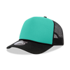 Decky 212 5 Panel High Profile Foam Trucker Hat, 3-Tone Colors