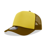 Decky 212 - 5-Panel High Profile Foam Trucker Hat, 3-Tone Colors - Picture 6 of 15