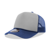 Decky 212 5 Panel High Profile Foam Trucker Hat, 3-Tone Colors