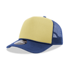Decky 212 5 Panel High Profile Foam Trucker Hat, 3-Tone Colors