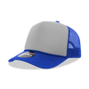Decky 212 5 Panel High Profile Foam Trucker Hat, 3-Tone Colors