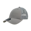Decky 214 - 6 Panel Low Profile Structured Cotton Trucker Hat, Mesh Golf Cap