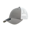 Decky 214 - 6 Panel Low Profile Structured Cotton Trucker Hat, Mesh Golf Cap