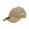 Decky 214 - 6 Panel Low Profile Structured Cotton Trucker Hat, Mesh Golf Cap