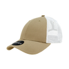 Decky 214 - 6 Panel Low Profile Structured Cotton Trucker Hat, Mesh Golf Cap