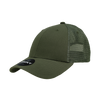 Decky 214 - 6 Panel Low Profile Structured Cotton Trucker Hat, Mesh Golf Cap