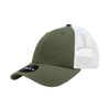Decky 214 - 6 Panel Low Profile Structured Cotton Trucker Hat, Mesh Golf Cap