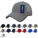 Decky 214 - 6 Panel Low Profile Structured Cotton Trucker Hat, Mesh Golf Cap - CASE Pricing - Picture 49 of 49