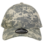 Structured Camo Baseball Cap, Camouflage Hat - Decky 217 - Picture 4 of 30