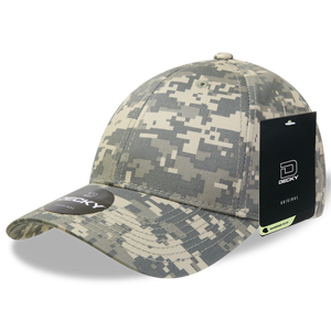 Decky 217 Structured Camo Baseball Cap, Camouflage Hat - 
