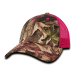 Decky 218 - 6 Panel Low Profile Structured Camo Trucker Hat - Picture 12 of 19