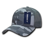 Decky 218 - 6 Panel Low Profile Structured Camo Trucker Hat - Picture 16 of 19