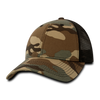 Decky 218 - 6 Panel Low Profile Structured Camo Trucker Hat