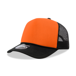 Decky 220 Blank 2-Tone Neon Foam Trucker Hats - 