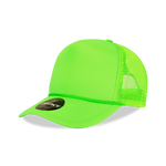Decky 221 - Neon Foam Trucker Cap, 5-Panel Mesh Back Hat - Picture 4 of 6