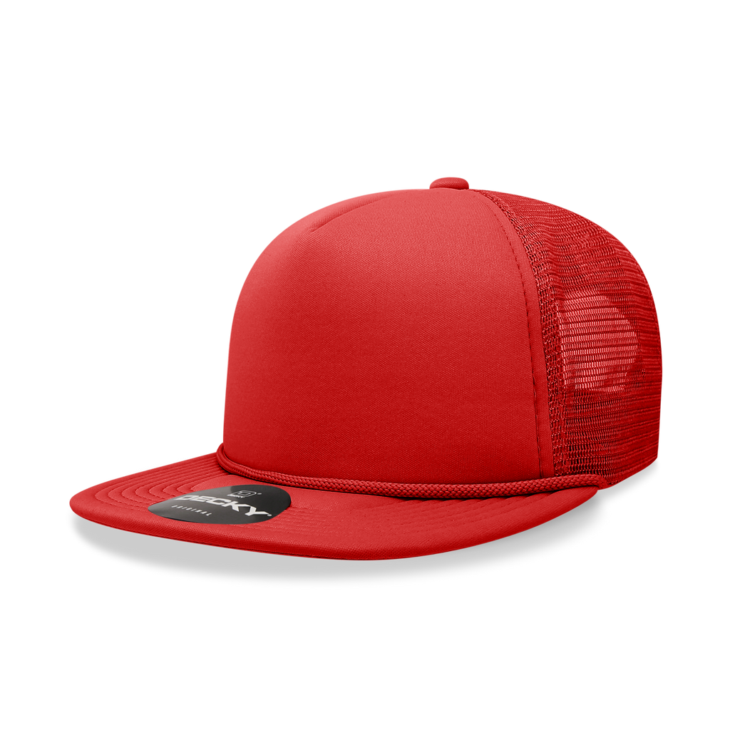 Red Plain Blank Trucker Hat Mesh Hat Snapback Hat