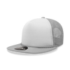Decky 224 Blank 2-Tone Flat Bill Foam Trucker Hat