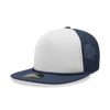 Decky 224 Blank 2-Tone Flat Bill Foam Trucker Hat