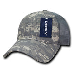 Decky 225 - 6 Panel Low Profile Relaxed Camo Trucker Hat - Picture 2 of 11