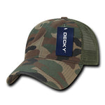 Decky 225 - 6 Panel Low Profile Relaxed Camo Trucker Hat - Picture 11 of 11