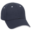 Otto 6 Panel Low Profile Baseball Cap, Polyester Pro Mesh Sandwich Visor Hat - 23-368