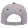 Otto 6 Panel Low Profile Baseball Cap, Polyester Pro Mesh Sandwich Visor Hat - 23-368