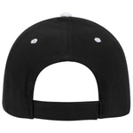Otto 6 Panel Low Pro Baseball Cap, Brushed Cotton Twill Sandwich Visor Hat - 23-370 - Picture 3 of 11