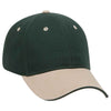 Otto 6 Panel Low Profile Baseball Cap, Brushed Cotton Twill Sandwich Visor Hat - 23-430