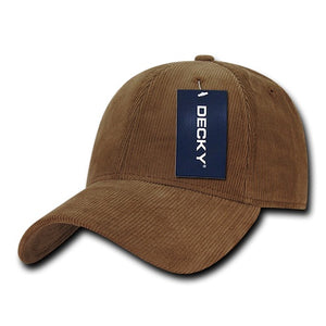 Decky 231 - 6 Panel Low Profile Structured Corduroy Cap - 