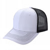 Unbranded 6-Panel Curve Trucker Hat, Blank Mesh Back Cap