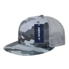 Decky 254 5 Panel Camo Foam Trucker Hat, Flat Bill Camouflage Trucker Cap
