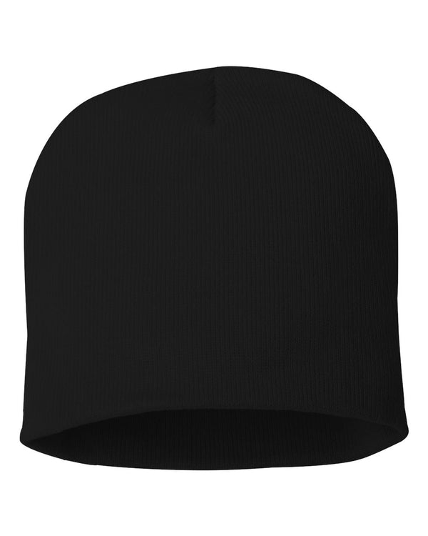 Sportsman SP08 - Beanie, Knit Cap, 8", Short Beanie, Blank Beanies, Bulk Beanies, Wholesale Beanies - SP08