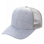 Unbranded 6-Panel Curve Trucker Hat, Blank Mesh Back Cap - Picture 30 of 42