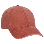 Otto 6 Panel Low Profile Dad Hat, Garment Washed Pigment Dyed Cotton Twill - 18-711 - Picture 13 of 15