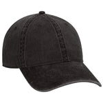 Otto 6 Panel Low Profile Dad Hat, Garment Washed Pigment Dyed Cotton Twill - 18-711 - Picture 11 of 15