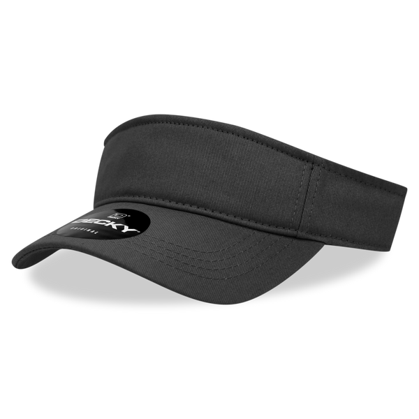 Wholesale Bulk Blank Sports' Visors - Decky 3001 - Brown