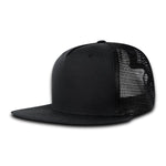 Decky 3021 - 5-Panel Ripstop Trucker Hat, Flat Bill Snapback Cap - CASE Pricing