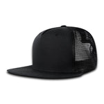 Decky 3021 - 5-Panel Ripstop Trucker Hat, Flat Bill Snapback Cap - CASE Pricing - Picture 2 of 8