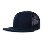 Decky 3021 - 5-Panel Ripstop Trucker Hat, Flat Bill Snapback Cap - CASE Pricing - Picture 5 of 8