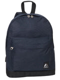 Everest Backpack Book Bag - Back to School Junior Navy/Black