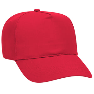 Otto 31-1060 - 5 Panel Mid Profile Baseball Cap, Value Hat - 31-1060 - 