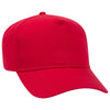 OTTO CAP 5 Panel Mid Profile Baseball Cap, Cotton Twill - 31-538