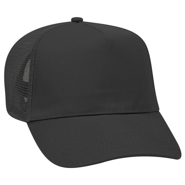 Otto 32-1104 - 5 Panel Mid Profile Mesh Back Trucker Hat, Value Hat - 32-1104