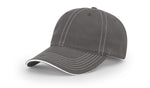 Richardson 325 - Washed Chino Sandwich Visor Cap - Picture 7 of 22