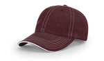 Richardson 325 - Washed Chino Sandwich Visor Cap - Picture 14 of 22