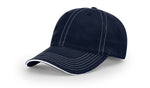 Richardson 325 - Washed Chino Sandwich Visor Cap - Picture 15 of 22